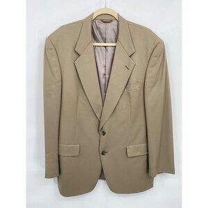 Hart Schaffner & Marx Nordstrom Men’s Vintage Blazer Tan 42 Worsted Wool